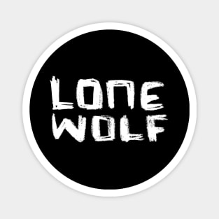 Lone Wolf Hand Type Design Magnet